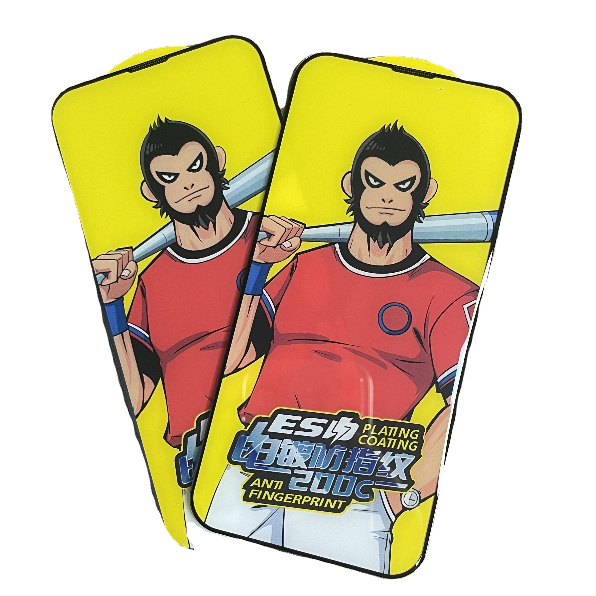 New Anti Dust Tempered Glass Phone 9d 3d High Quality Screen Protector For Iphone 13 14 Pro Max Samsung S22 Screen Protector - B