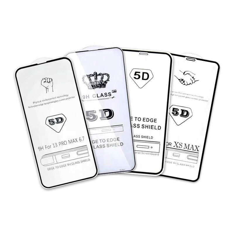 Wholesale 9h Hd Tempered Phones Full Glue A22 5g A12 Mobile Temper Film Protection 5d Glass Screen Protector For Iphone 14 Xs -