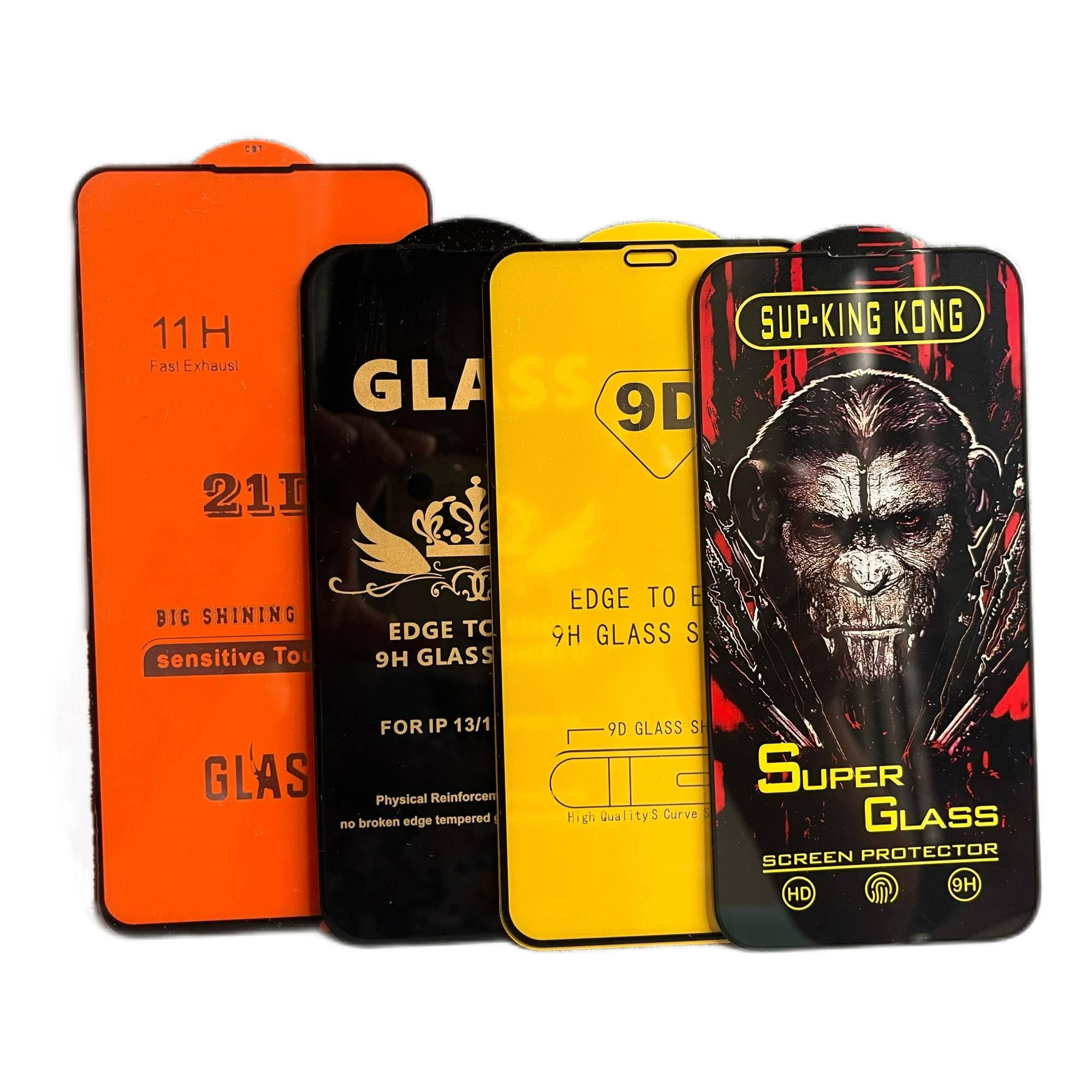 Luxury High Quality 9h Tempered Glass Screen Protector For Iphone 14 13 Pro Screen Protector - Buy 9h Tempered Glass Screen Prot