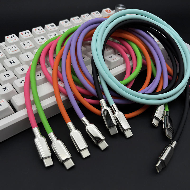 WS--Foam Silicone Type-c To Type-c Data Cable With 60w Fast Charging For Iphone & Android Phones And Devices - Buy New Foam Sili