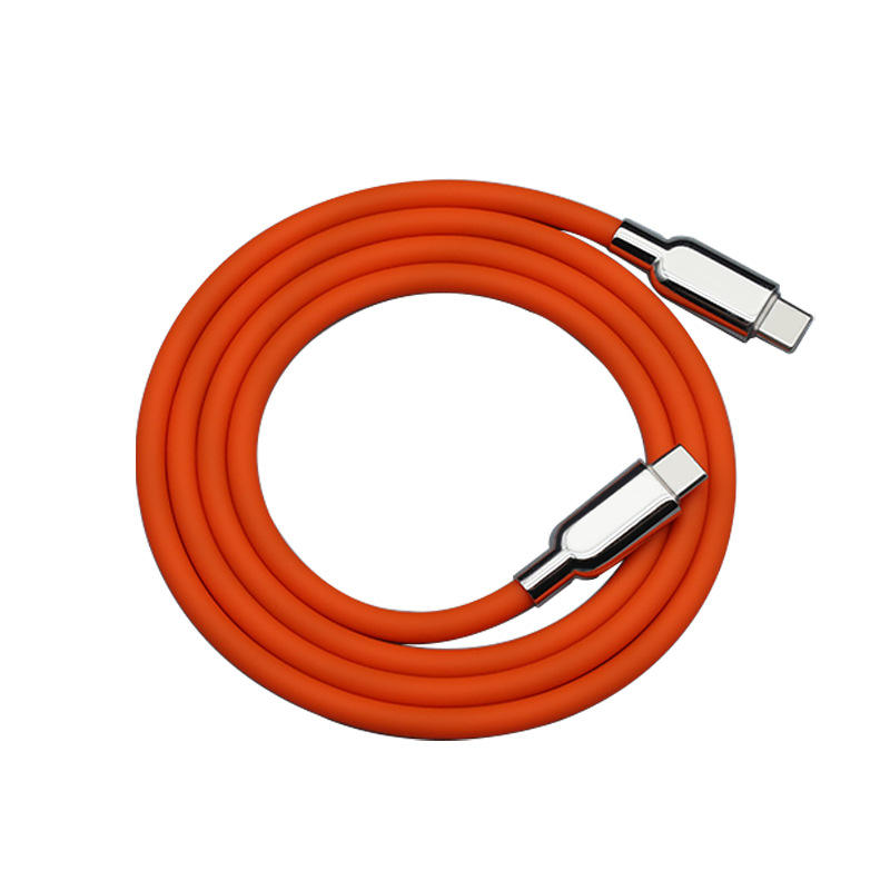 WS-New Foam Silicone Data Cable With 60w Type-c Fast Charging Is Suitable For Iphone And Android Charging Both Devices - Buy New