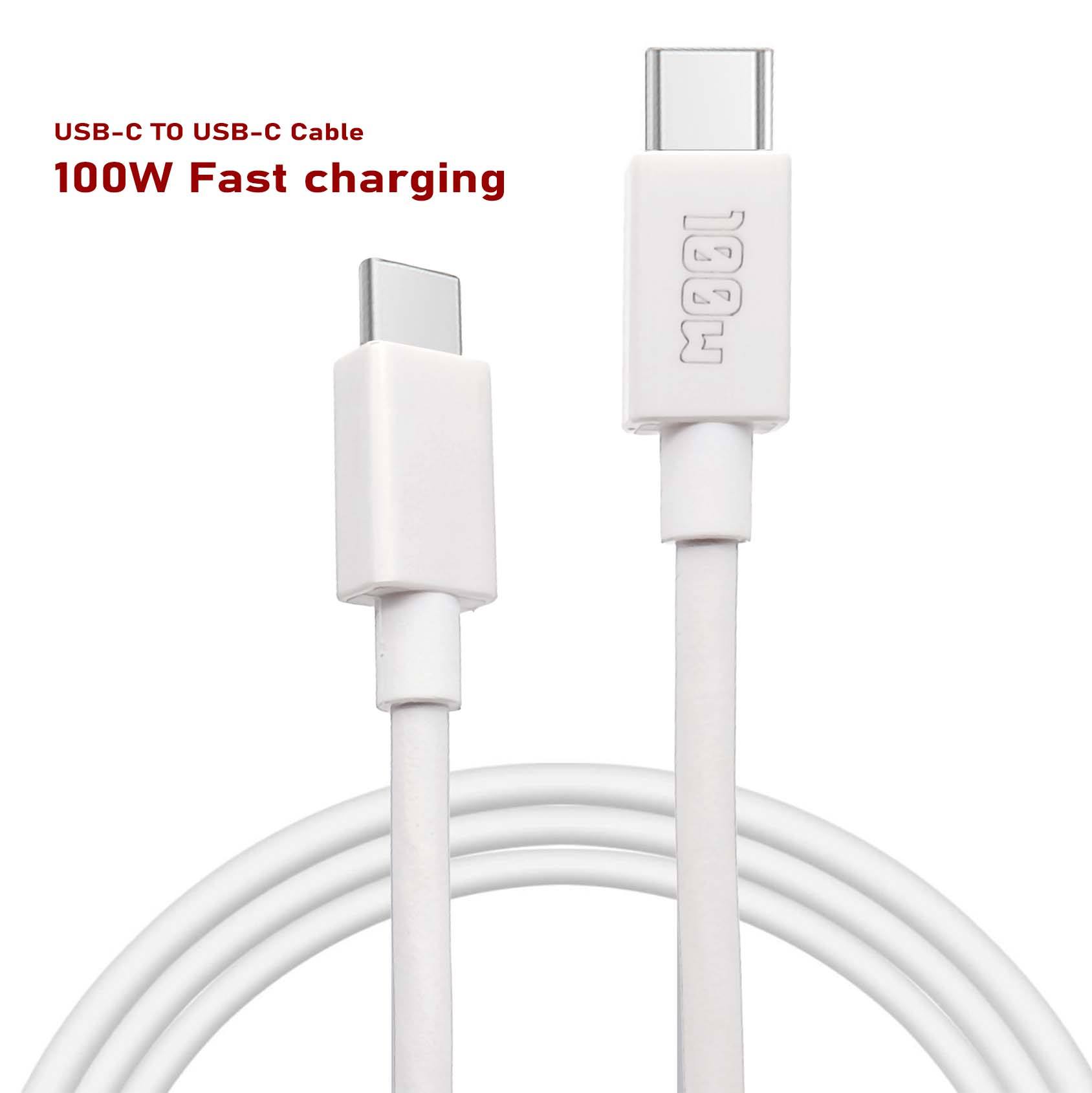 CROMN--Type-c To Type-c Charger For Iphone Cable Charger 100w Fast Charging Usb Cable Type-c For Iphone Charger - Buy 1m 2m Type