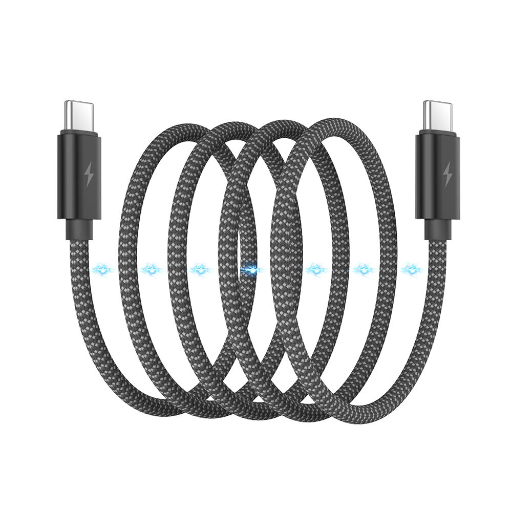 JIALE--2025 New Product 100w Fast-charging Magnetic Braided Pure Copper Folding Type-c Cable For Mobile Phone & Earphone - Buy 1