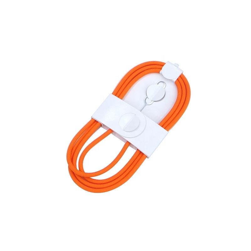 Guolu--Orange Braided Nylon Usb-c To Usb-c Pd 60w 2.1a Fast Charging Cable 3ft_6ft For Iphone 17_16_15 Pro Max Macbook Ipad Gl B