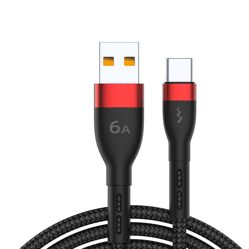JMAX-JJmax 6a Nylon Braided Super Fast Charging Mobile Phone Data Cable Usb Type C Cable For Xiaomi Redmi For Huawei - Buy For X