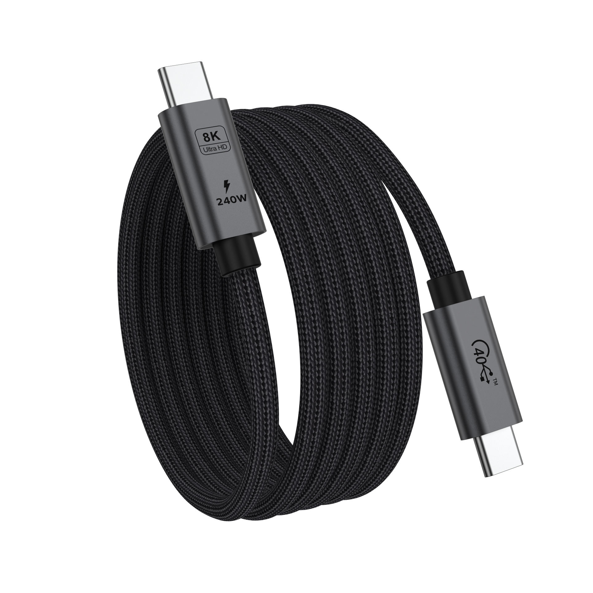 Uniean Wholesale 40gbps Fast Charging Data Cables Thunderbolt 4.0 Magnetic 100w 240w Type C Usb For Iphone To Android - Buy 40gb