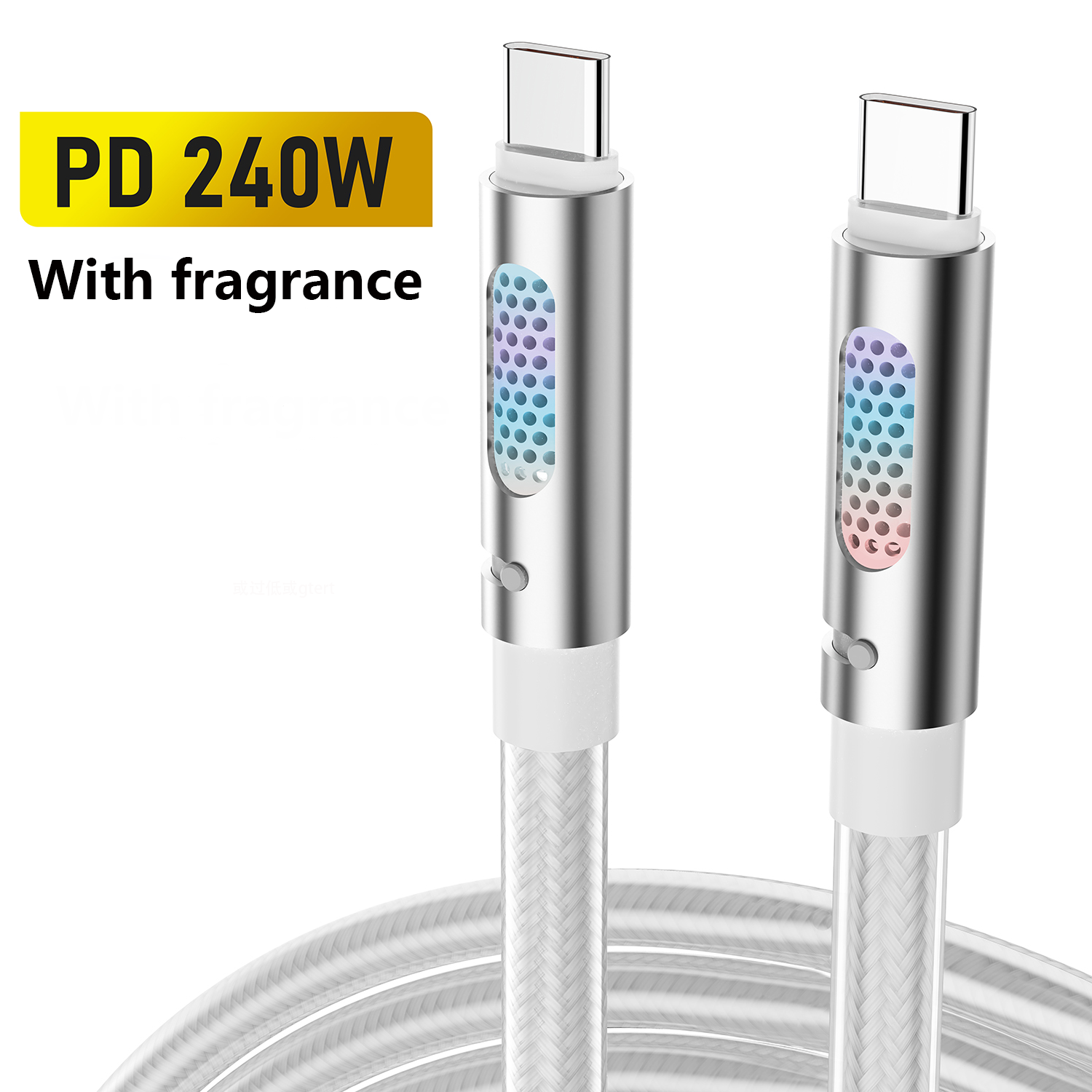 Tuti Factory Direct Sales Aromatic Data Cable Pd 240w Type C To Type C Fast Nylon Braided Data Cable With Fragrance - Buy Best S