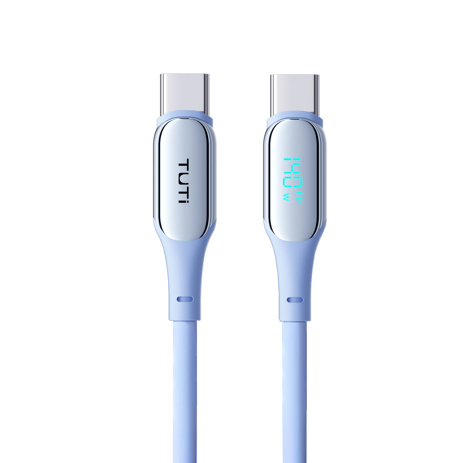 Tuti Factory Direct Sales140w Data Cable Type C Fast Charging Cable Usb C Phone Cable With Digital Display - Buy Factory Direct