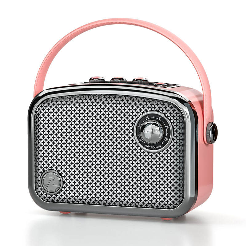 Saintlark L10 Retro Mini Portable Home Bluetooth 5.3 Speaker. Powered by a 2500 MAh Battery