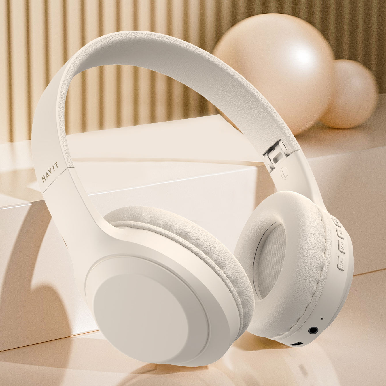 Havit H628BT HiFi Wireless Foldable Stereo Headset Over-Ear Earphones for Indoor & Outdoor Use