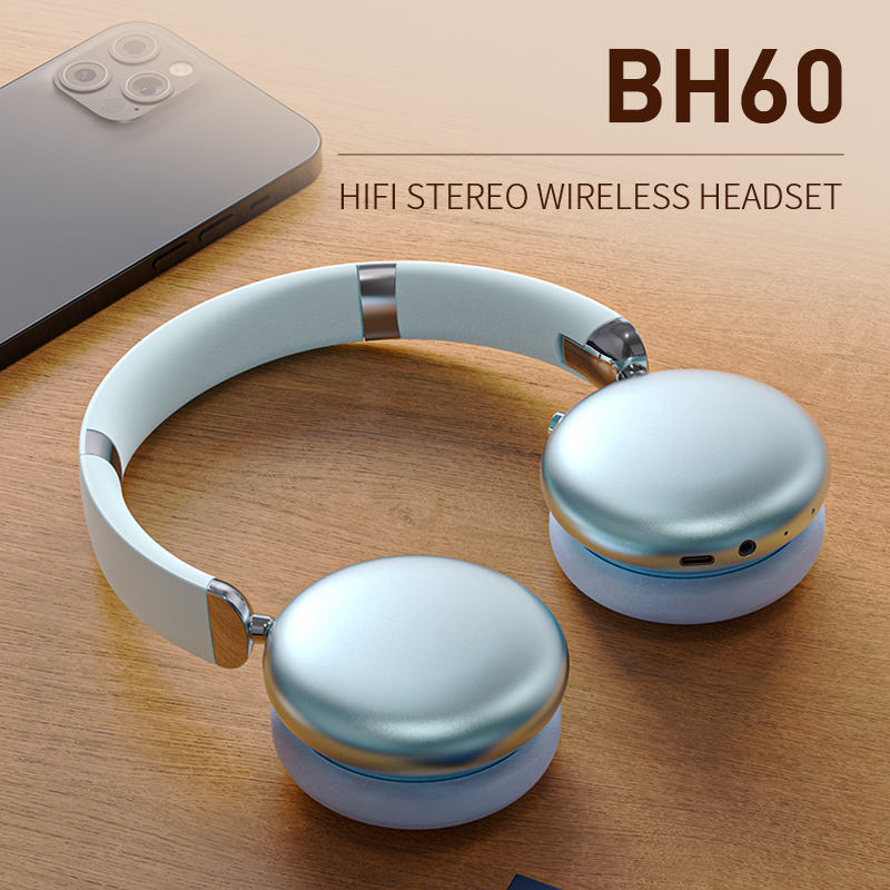 MANHA BH60 High Quality Wireless Bluetooth Over Ear Gaming Headphones Headset
