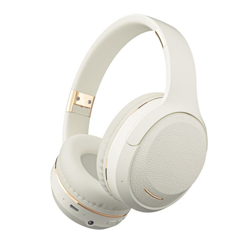 HOEXI Retro Classic Leather-grain Wireless Bass TF Card Solt Telephone Headset Gaming Earphones