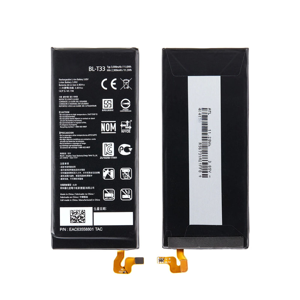 kashideng 009 High Quality Good Quality 3000mAh BL-T33 BL T33 Replacement BATTERY for LG Q6 M700A M700AN M700DSK M700N Batteries