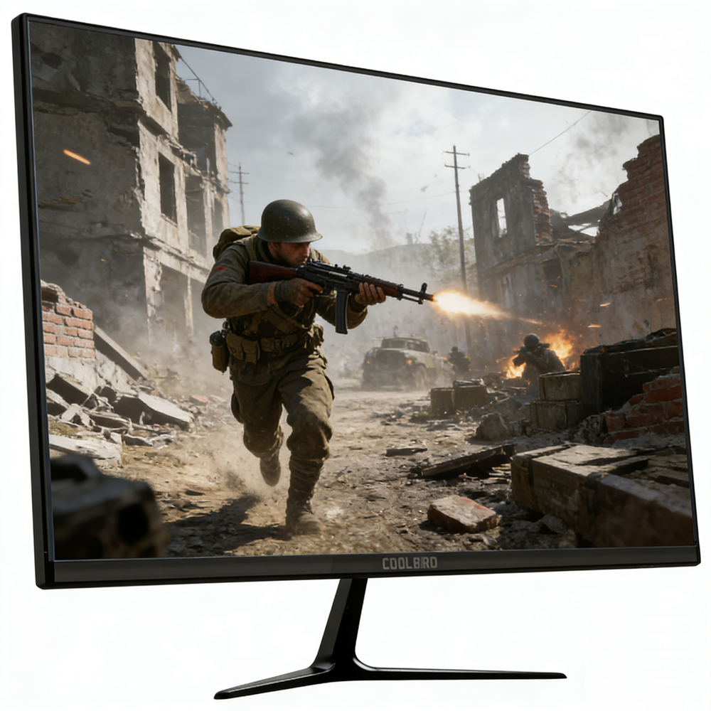 COOLBiRD  PC Computer Monitors 60Hz 1200:1 High Contrast 99% SRGB Wide Color Gamut HDR Desktop 24-Inch IPS 4K Monitor