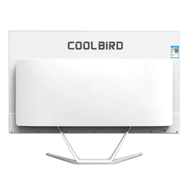 COOLBiRD 27-Inch Windows 11 All-in-One PC Fanless Silent Operation AIO for Library Office New Intel Processor USB EU/UK Options