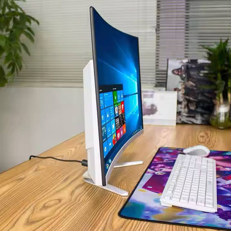 Win Hope Curved Screen All in One Computer Game 27 Inch Desktop Computer Core i7 10750H 16G RAM 512GB SSD OEM All-in-One Compute