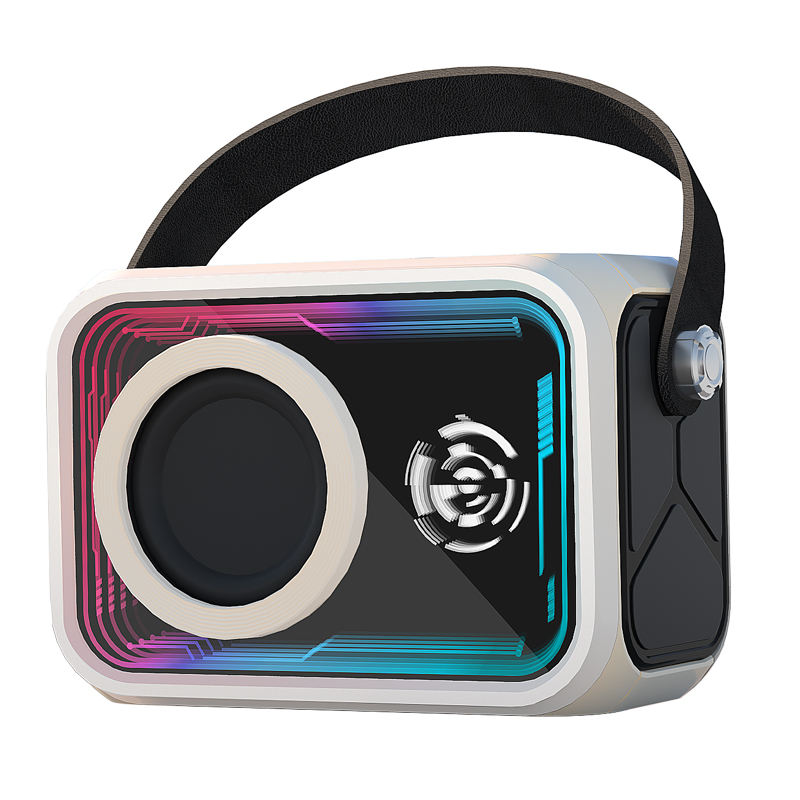 Casun 008  Thousand Layer Mirror Bluetooth Speaker Mini Outdoor Portable RGB TF Wireless Speaker