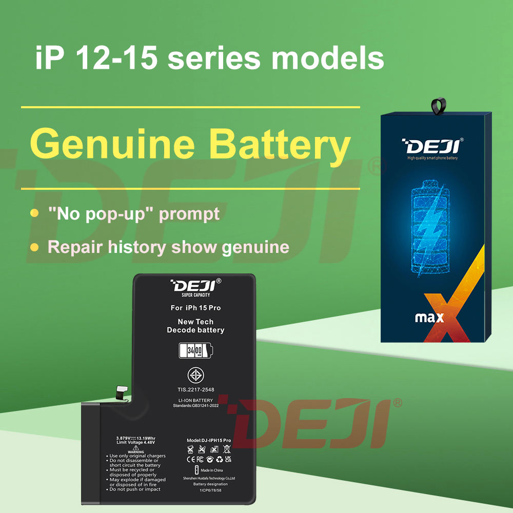 Huidafa 001 DEJI CE CB OEM New 0 Cycle IOS26 Diagnostic Battery for Genuine iPhone Battery for iPhone 12 13 14 15 16 Pro Max Bat