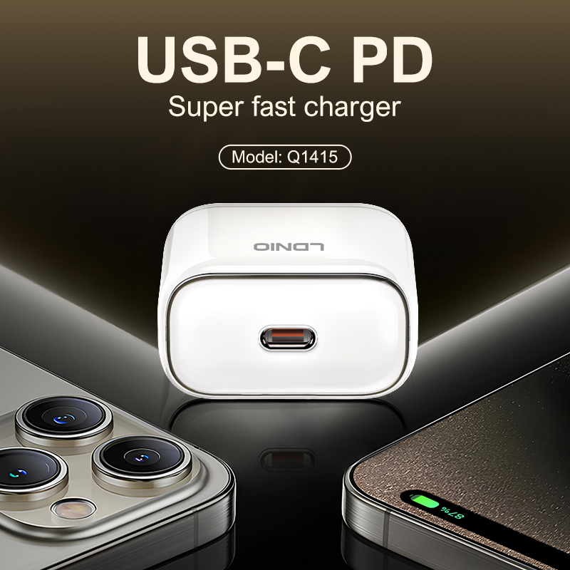 LDNIO--Charger--Q1415--"GaN 45W  PPS45W US/EU/UK Plug"