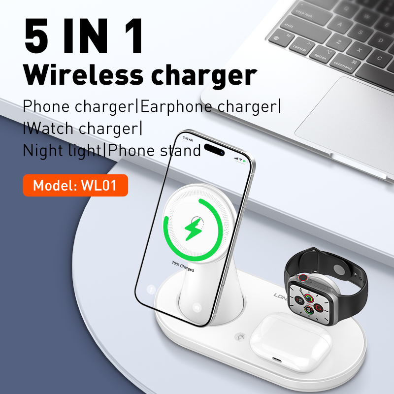 LDNIO--Charger--WL01--5 IN 1 Wireless charger