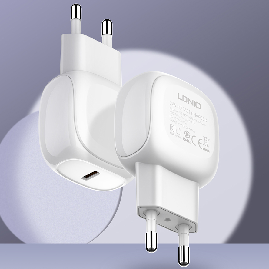 LDNIO--Charger--A1206C	"27W USB-C PD Support PPS： S21, S22 Ultra, S23 Ultra  super fast charging Support IPAD&iPhone 14Pro Max 2