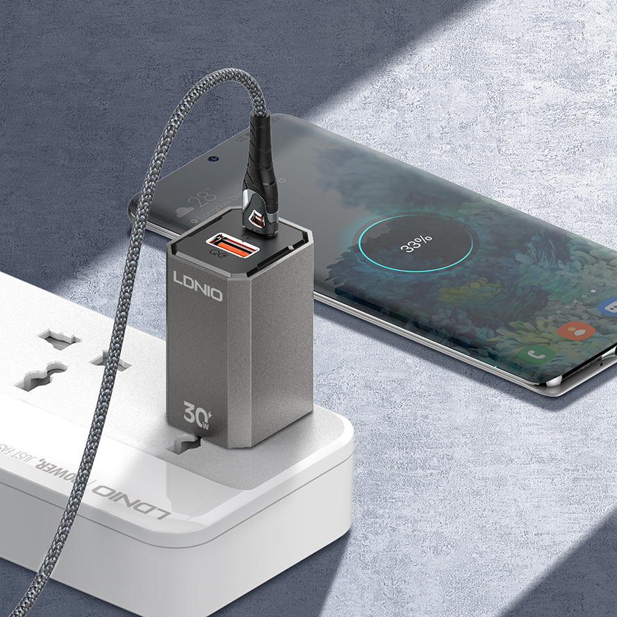 LDNIO--Charger--A2527C	"30W PD Charger Support PD3.0,PPS,QC3.0"