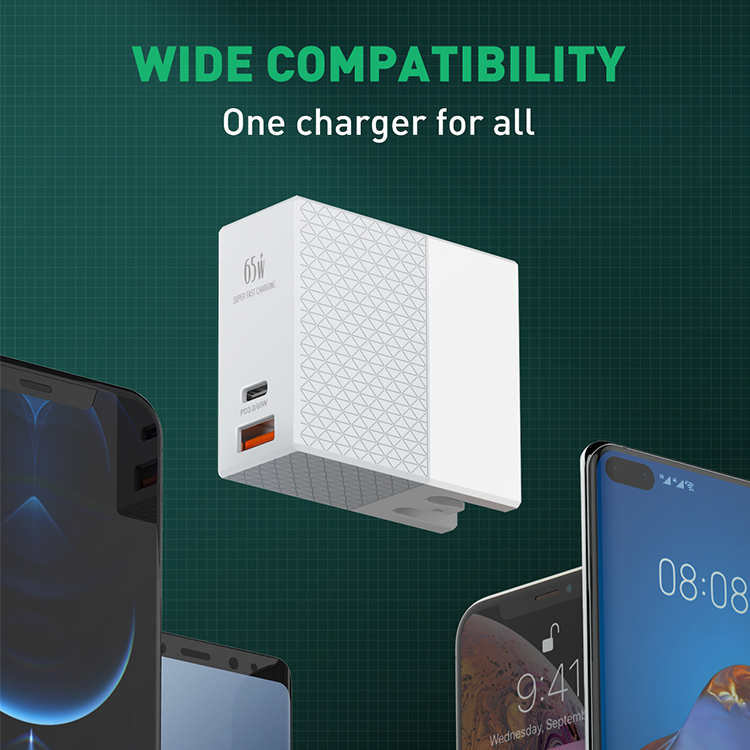 LDNIO--Charger--A2620C	"65W Great Power P D (USB-C)  fast charger +  QC3.0 Fast charger US/EU/UK plug"