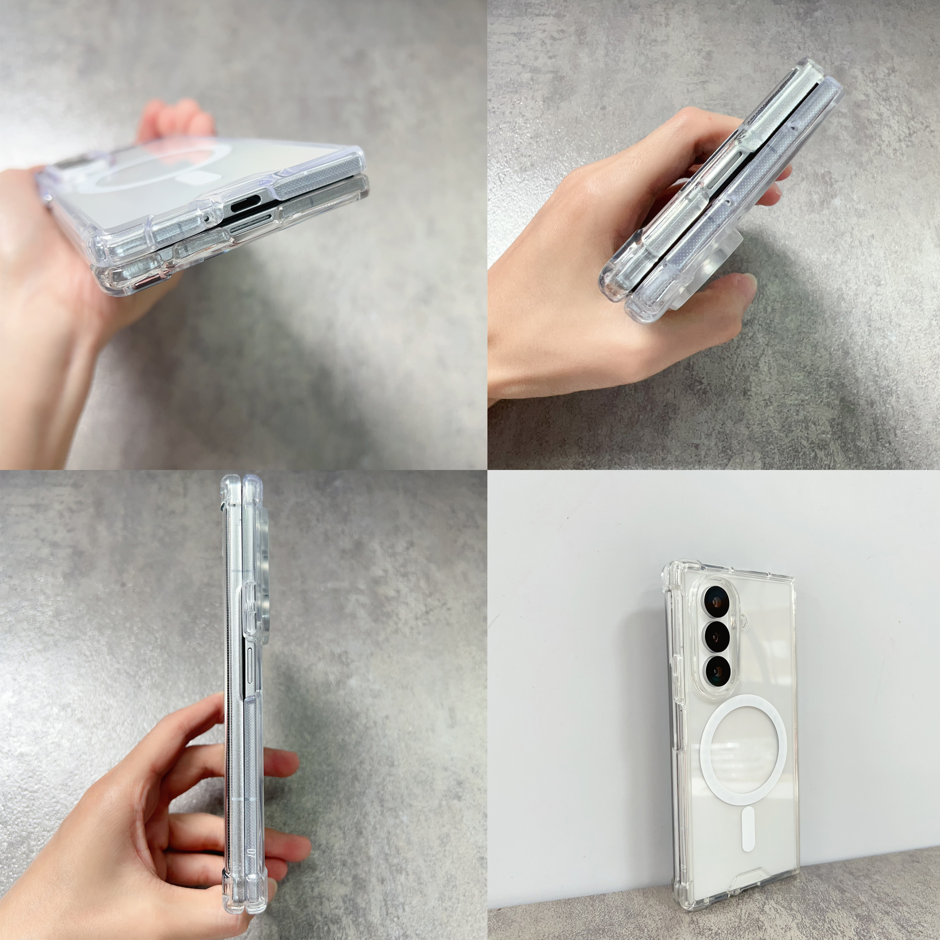 XINYEU--HCDS230826701 transparent magnetic flip cover F7 series