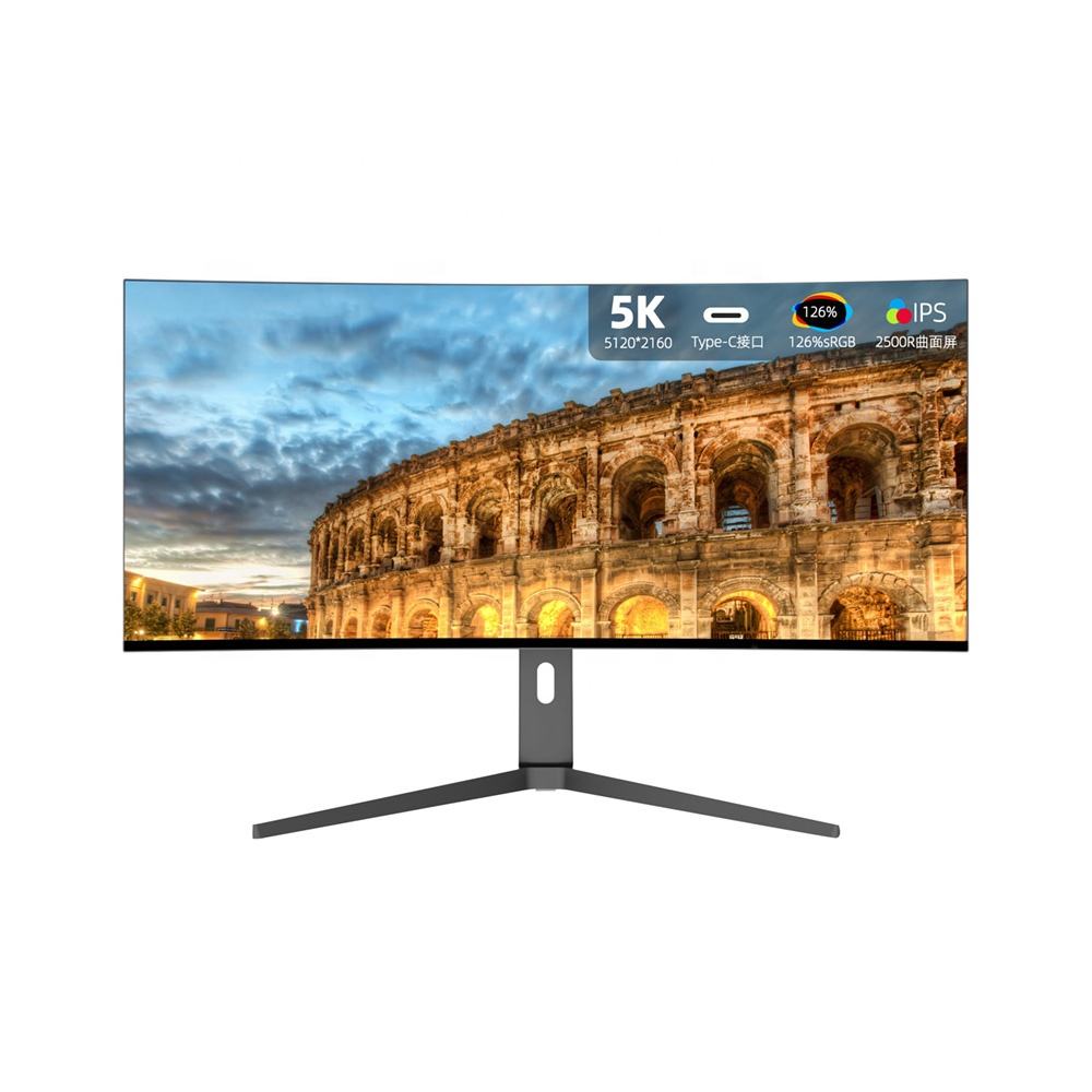 INYUDA Hot Sale Curved Screen 5K 4K 40 Inch Anti-blue Light Lcd 60hz PC IPS Screen 6ms Display Office Home Computer Monitor