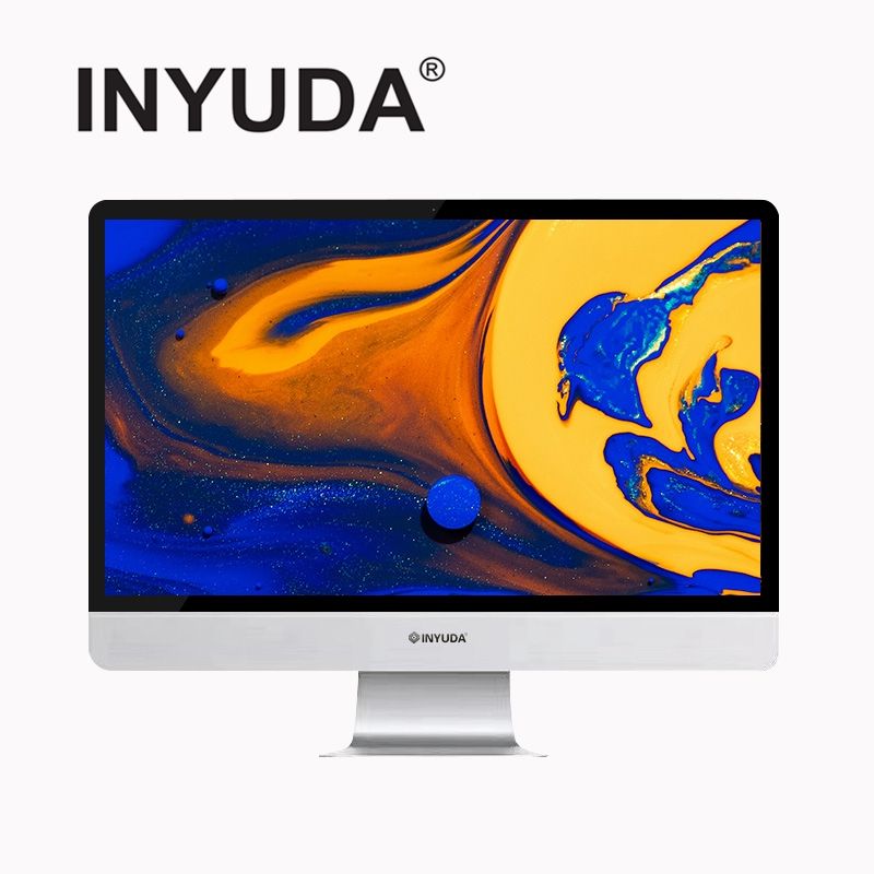 INYUDA Newly 3rd Gen 19 Inch Core I7 8G 256GB SSD Ultrathin All-in-one PC Monoblock Computer AIO Business Computer