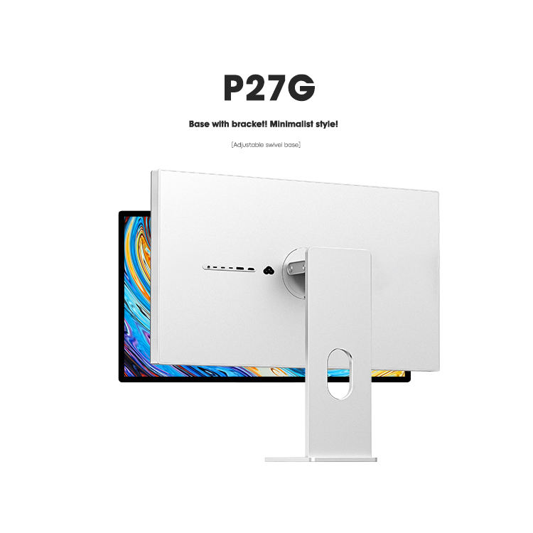 Kuycon P27G 60Hz Monitor 27 Inch 4k Monitor Anti-dazzle Fingerprint-proof Panel Monitor for Visual Creation