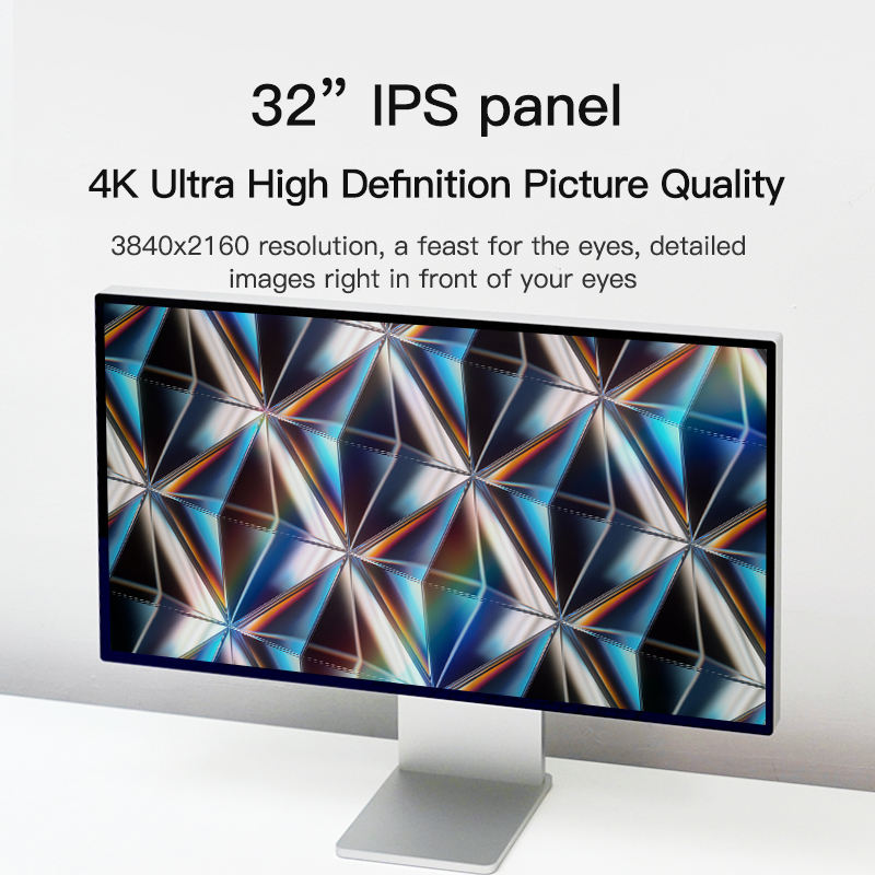 Kuycon P32U 60 HZ 4k Monitor 32 Inch Screen Display Dual Color Gamut Coverage Desktop Computer Monitor for Graphic Design