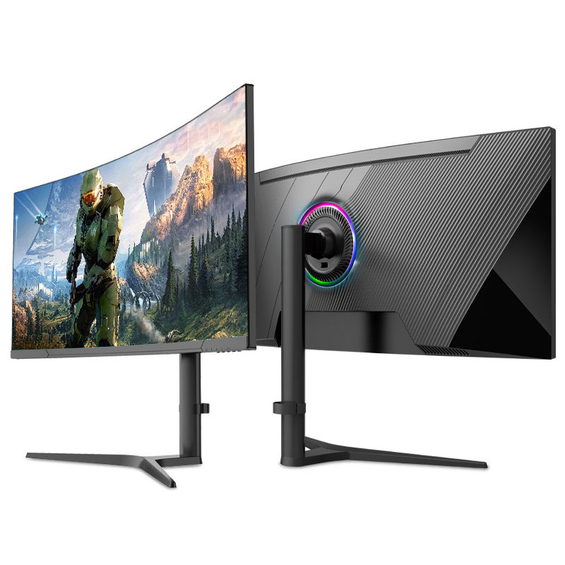 CAISES Wucaihong Custom logo Monitors Very Hotsale 4k 165HZ 144HZ 34inch 3840*2160 4K Curved Display Gaming Screen Monitor 4k