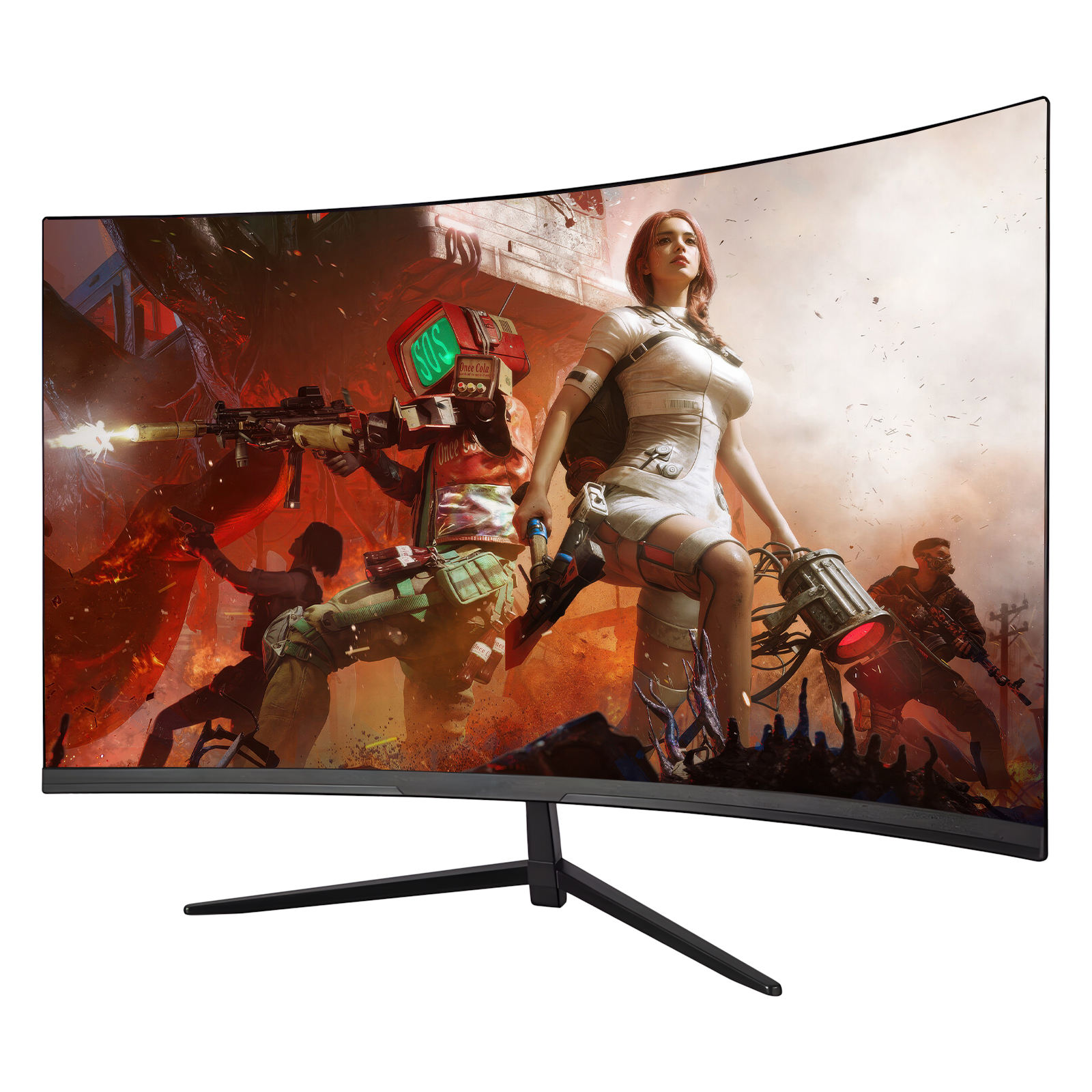 KSZN Rebekah Original Factory Wholesaler Curved Screen Monitors 24 27 32 34 Inch VA Lcd Monitor 144Hz 165Hz Gaming Computer Disp