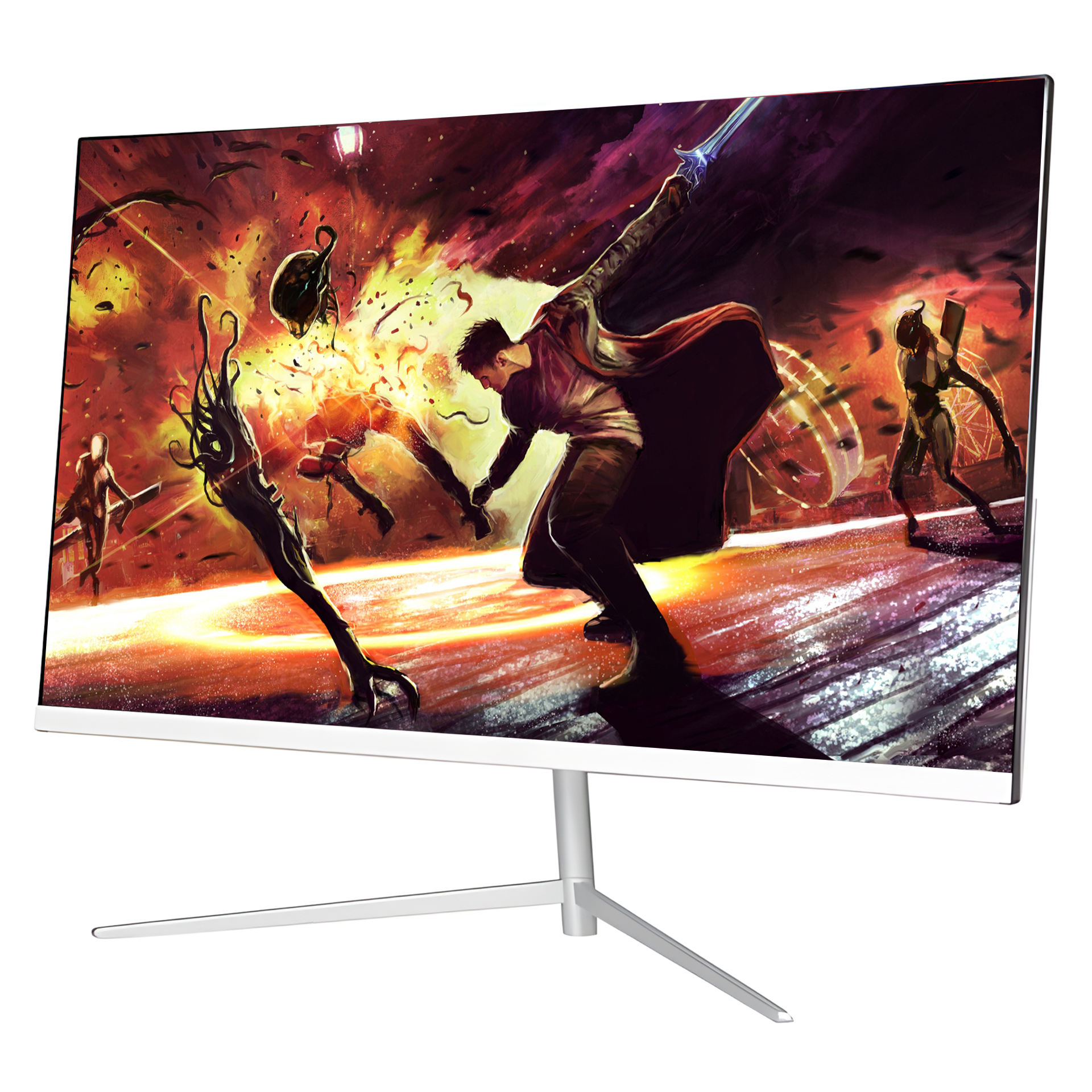 KSZN Rebekah B2B Factory Game Monitor 21.5/24/27 Inch Flat Borderless Professional Gaming Monitor 144/165Hz Lcd Monitor