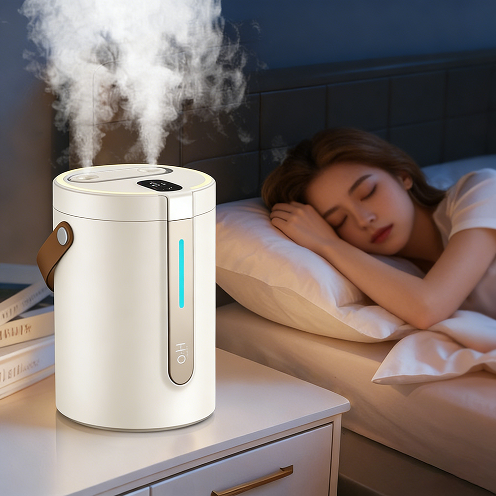 New Fashion Ultrasonic Cool Mist Humidifier 2.5L Capacity Quiet Operation Adjustable Mist Output Air Humidifier with Night Light