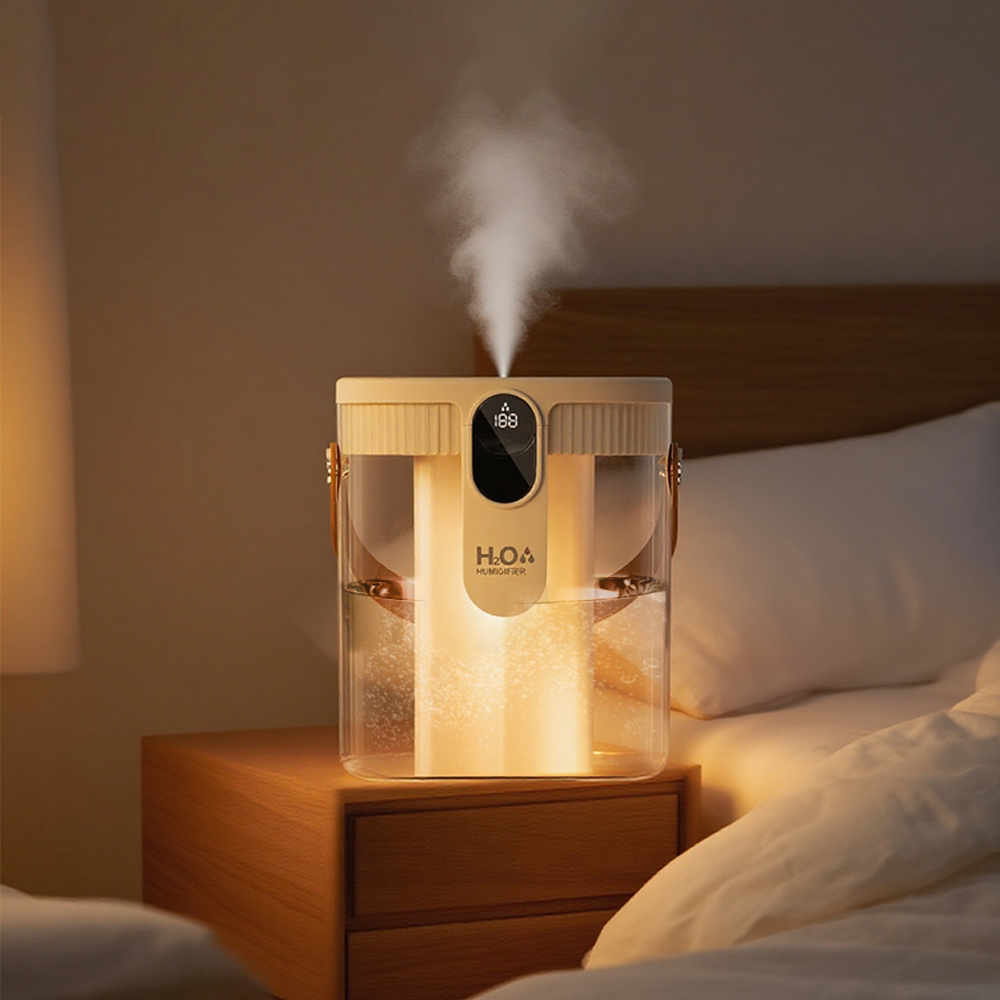 1400ML Top Fill Quiet Rechargeable Battery Operated 3 Mist Modes Portable Ultrasonic Air Humidifier