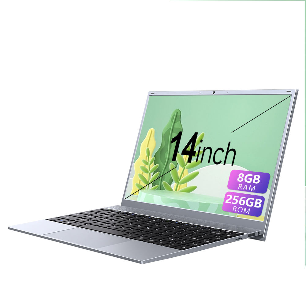 BLUEING Slim 14inch 1920*1080P Laptop 8GB Rom 256GB Rom Laptop Gaming Computer Slim Laptop Computer