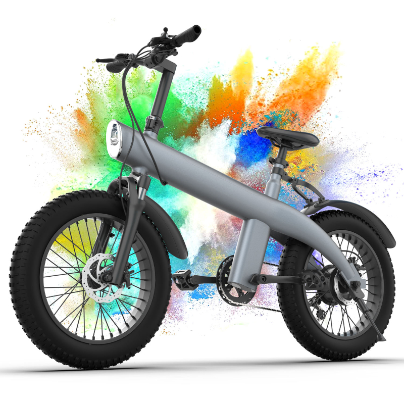 2024 EU US Warehouse Best Q3 Electric City Bicycle 48v  High Power Fat Tire Full Suspension Adult Digital Electronic
