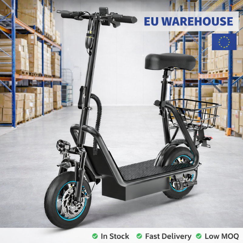 Height-adjustable Seat Electric Scooter 36V 15A in EU Warehouse Fast Delivery Long-range Battery for Extended Daily Use EU Stock