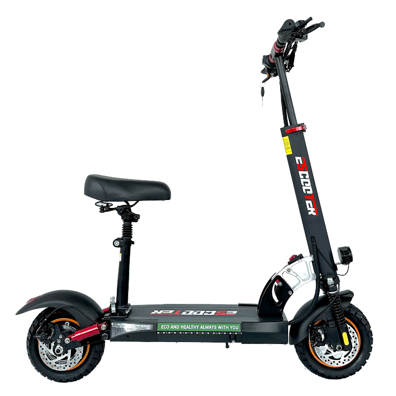 E Scooter Scoter Electric Seated 800 Powerful Scooter Two Wheel 10 Inch 48v 13ah Fast 45 for Adult Folding in