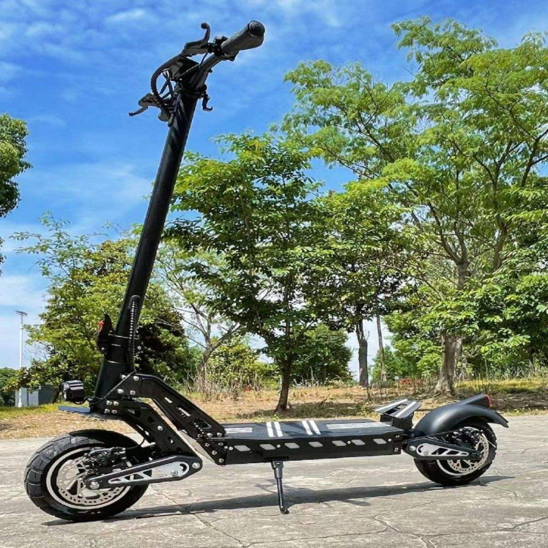 Factory OEM ODM 10 Inch Tire 1200W_2400W Dual Motor Aluminum Alloy IPX5 Waterproof Foldable Electric Scooter _65km_h Max Speed
