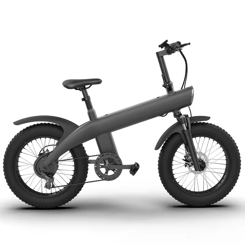 Mid Drive 1000W Hidden Battery Electric Bicycle with Front Suspension Free Shipping From USA_EU Warehouse