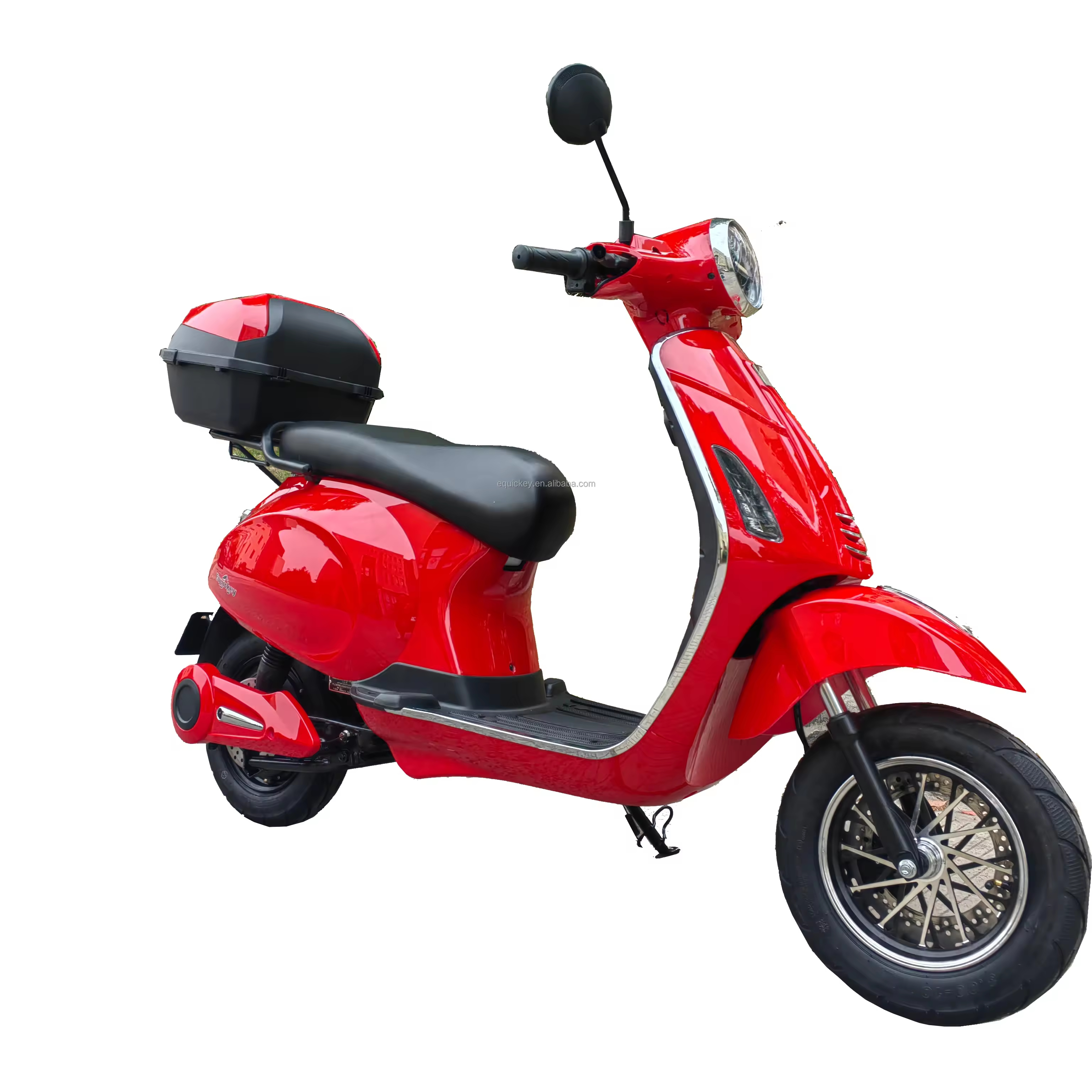 72V 90AH Waterproof LED Display Electric Moped Scooter 1000W Motor Power Speed 45-65Km_h Lithium Battery Electric Motorcycles