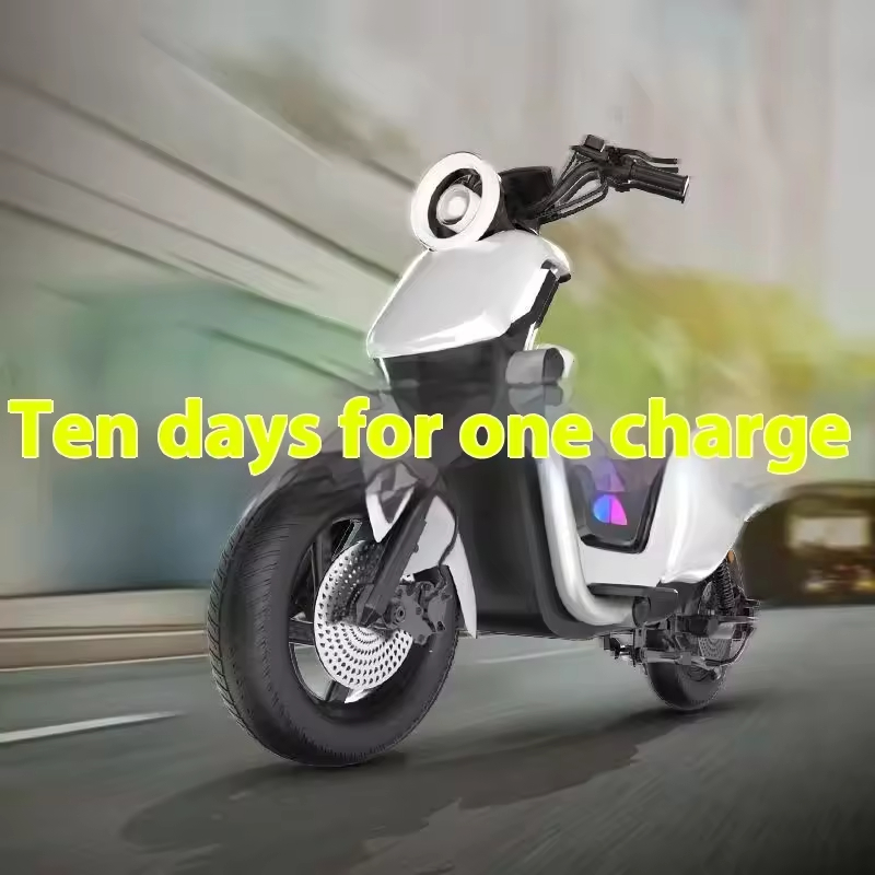 High-Power High-Speed Adult Electric Touring Motorcycle Licensed King Battery Car for Long-Distance Running Takeaway