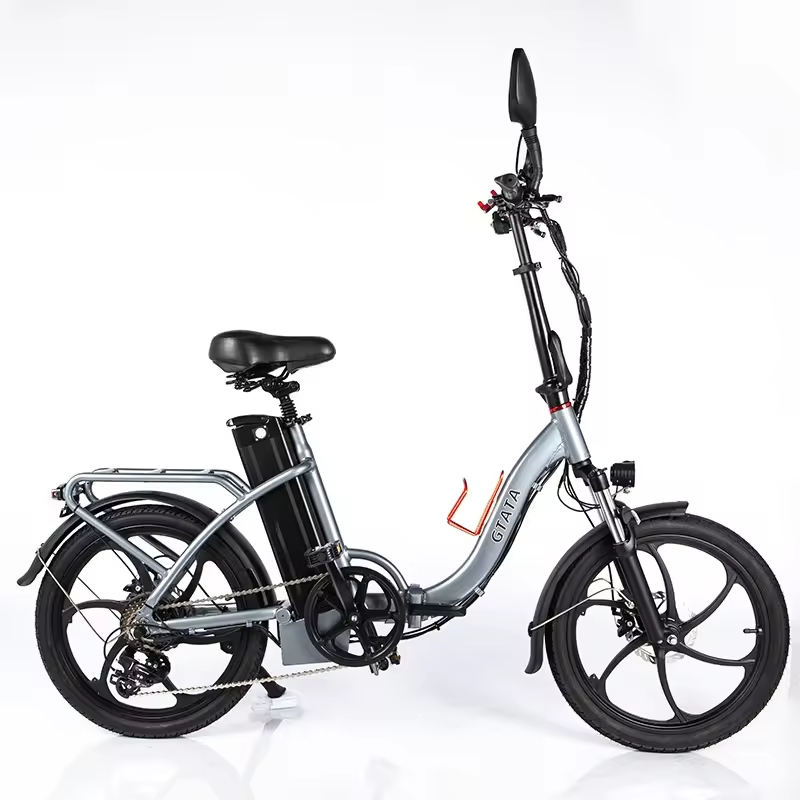 Japanese PSE Certified 20-Inch Electric Commuter Road Bicycle Aluminum Alloy 48V Brushless Rear Hub Motor 250W Sensor City Bike