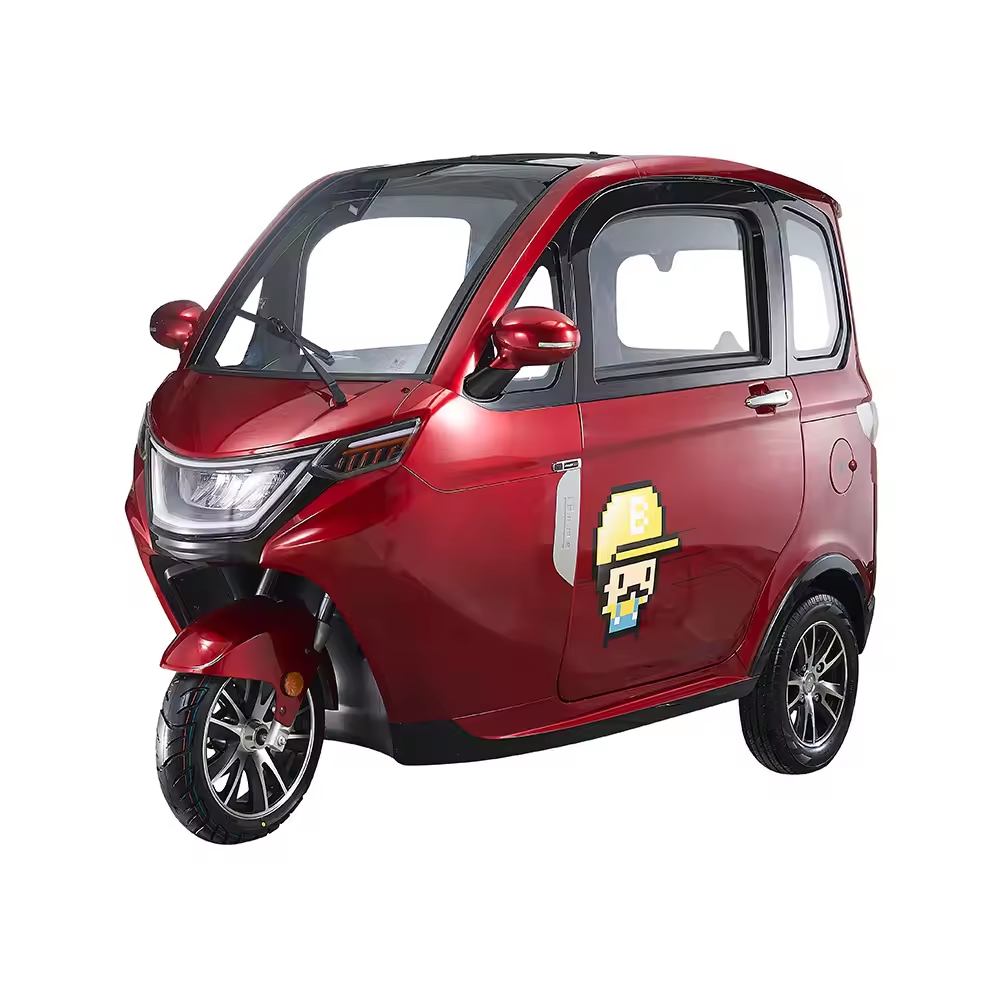 E-MINI CAR  EEC Approved Mini Electric Scooter Cars 4 Wheel Electric Mini Close Cabin Car Adult