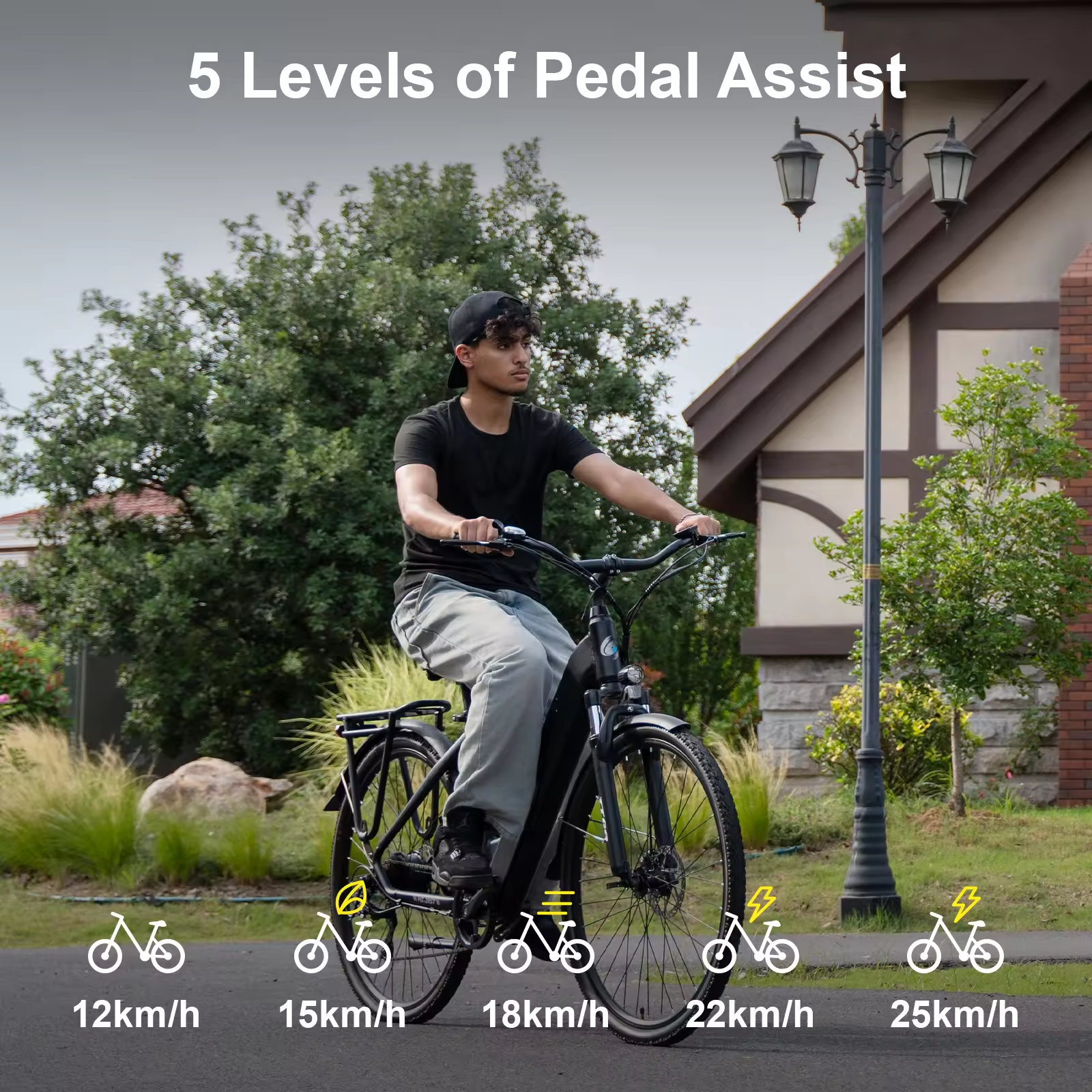 HZ-28ST Electric City Bike 25KM_H Step Through Ebike Skinny Electric Bike New Generation Electric Mountain Bike