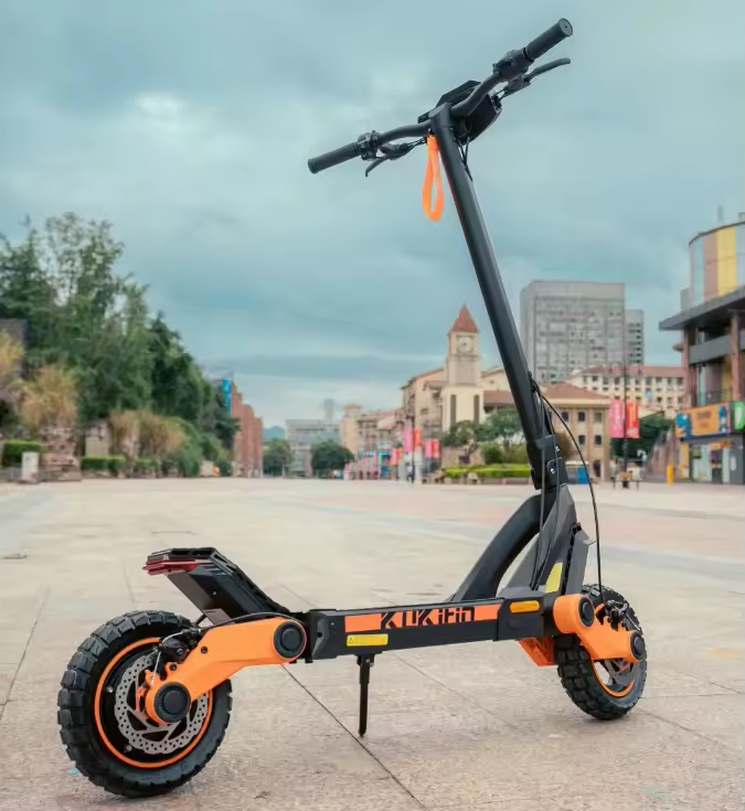 Two Wheel Electric Scooter Scuter Electric Scooter for Adults  Black 10 Inch High Speed Foldable 48velectric Scooters for Adults