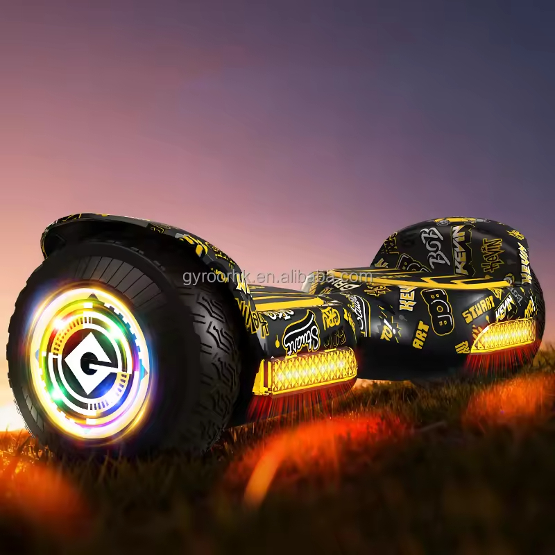 GYROOR Collaborate with Minions Self-balancing Electric Scooters Off Road Hoverboards 6.5 Inch Hover Board for Kids Adults